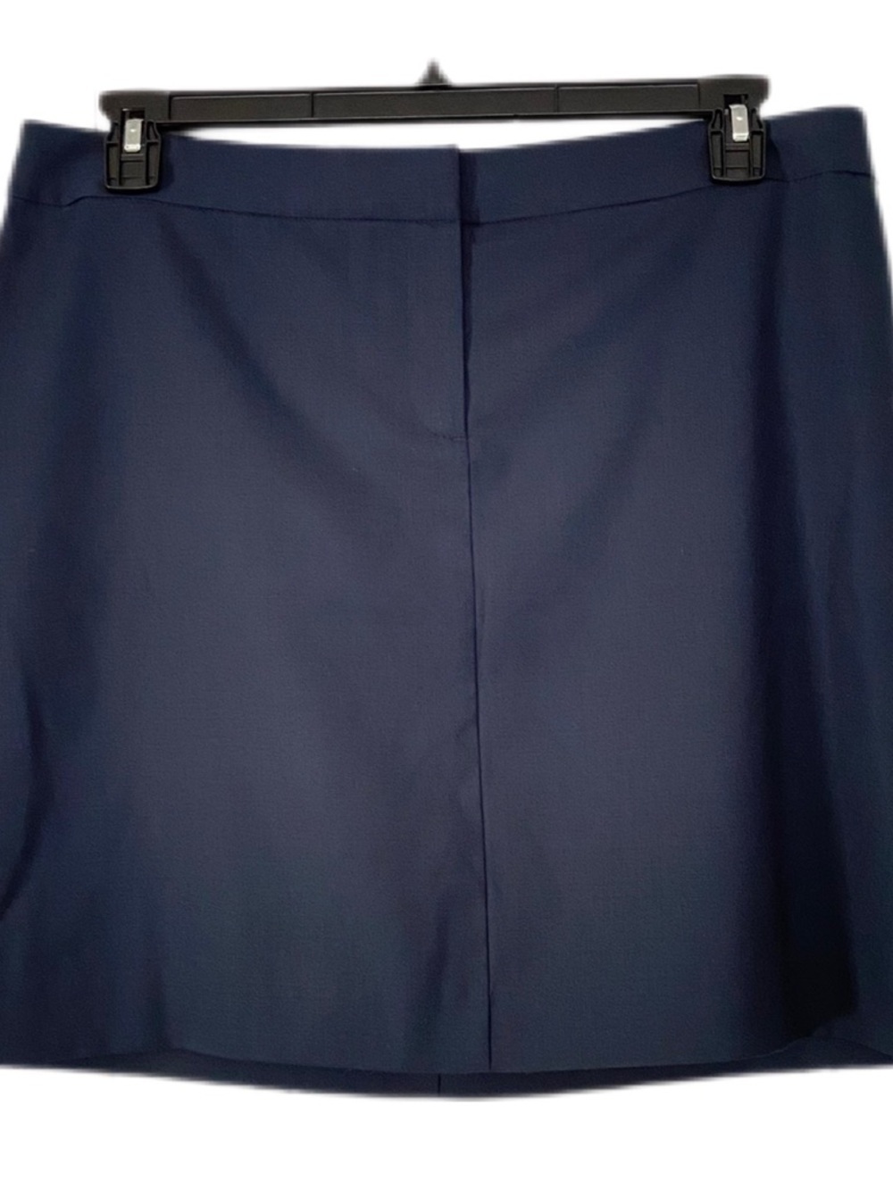 J. Jill 100% Wool Navy Mini Skirt - Simple A-Line Size 14